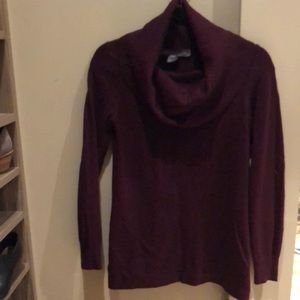 French Connection Maroon cowl neck sweater